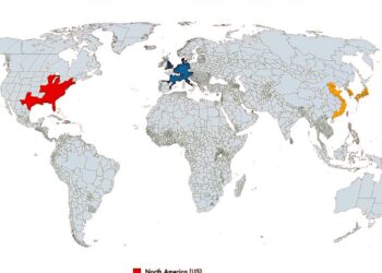 Half of World’s GDP Comes From These Three Regions 

Pc: WorldInMaps