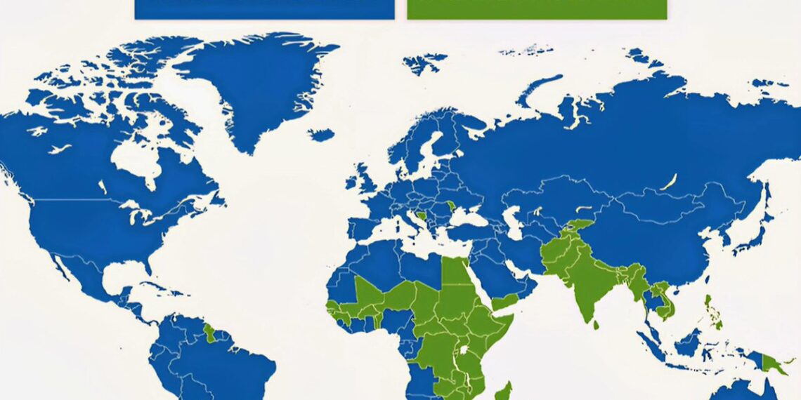World Map of Urban and Rural Living