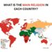 World Main Religions by Country