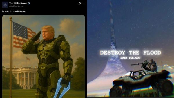Trump Becomes Halo's Master Chief to Celebrate End of Console Wars
