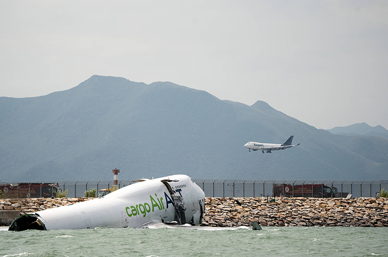 Two Ground Staff Dead in Cargo Plane Crash at Hong Kong Airport