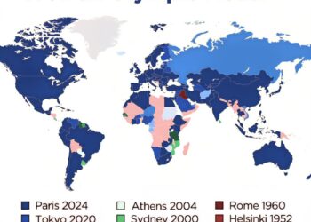 When Each Country Last Won an Olympic Medal
