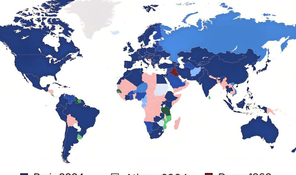 When Each Country Last Won an Olympic Medal