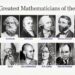 100 Greatest Mathematicians of all Time! 

1.  Isaac Newton
2.  Archimedes
3.  C