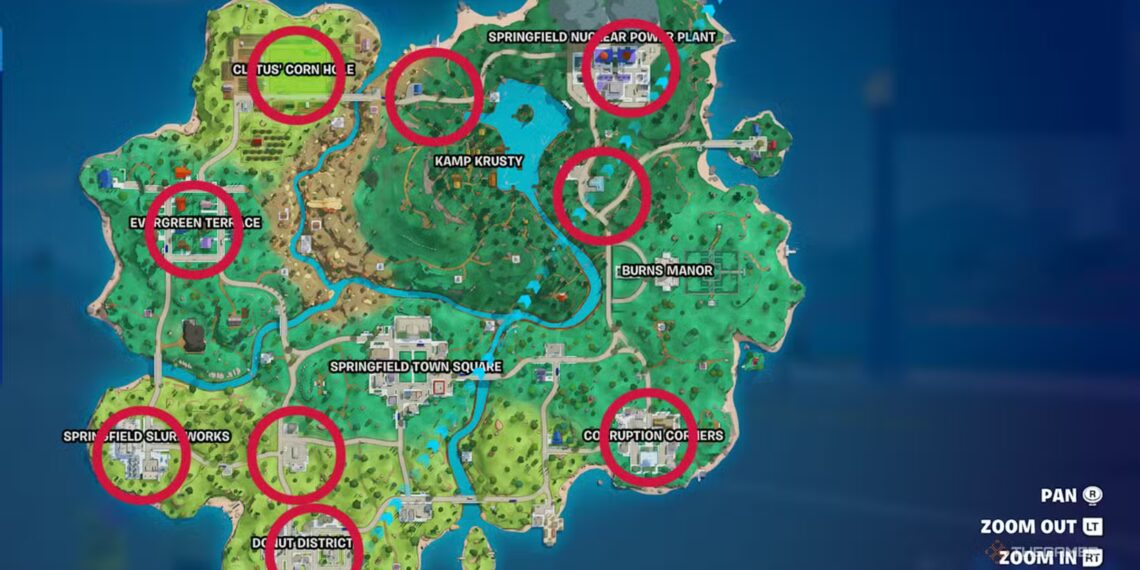 All NPCs in Fortnite Chapter 6, The Simpsons — Completing and Solving