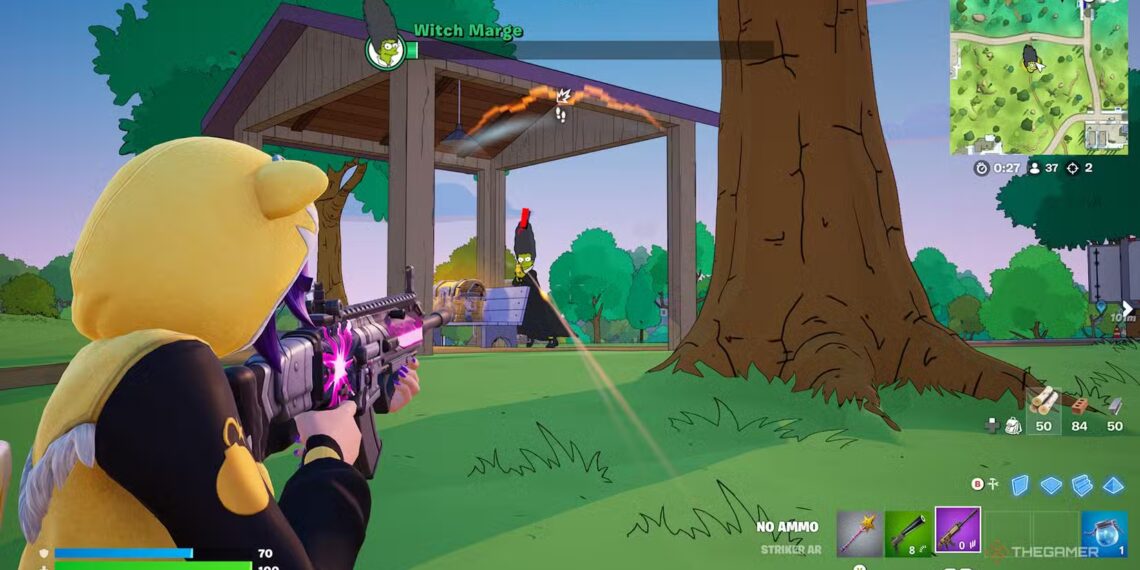 Completing Every Boss in Fortnite Chapter 6: Solving The Simpsons