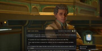 Completing the Switch Puzzle in On The Trail of the Traitor – Outer Worlds 2