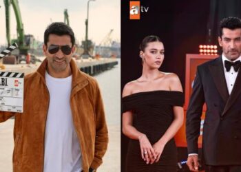 First Photo from Set of Kenan İmirzalıoğlu & Afra Saraçoğlu’s “A.B.İ”