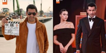 First Photo from Set of Kenan İmirzalıoğlu & Afra Saraçoğlu’s “A.B.İ”