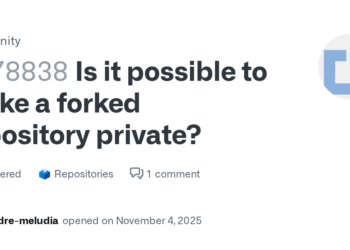 How To Make Forked GitHub Repository Private Without Changing Visibility