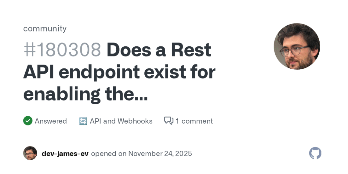 How to Enable GitHub Dependency Graph Per Repository Using API