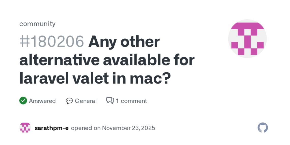 How to Find a GUI Alternative for Laravel Valet CLI on GitHub