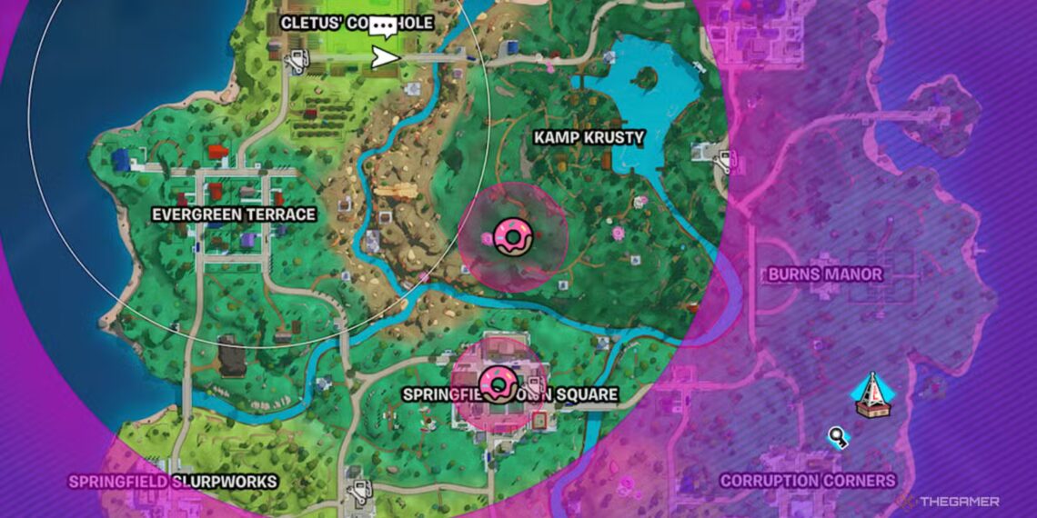 How to Identify a Donut Storm in Fortnite Chapter 6: Solving The Simpsons