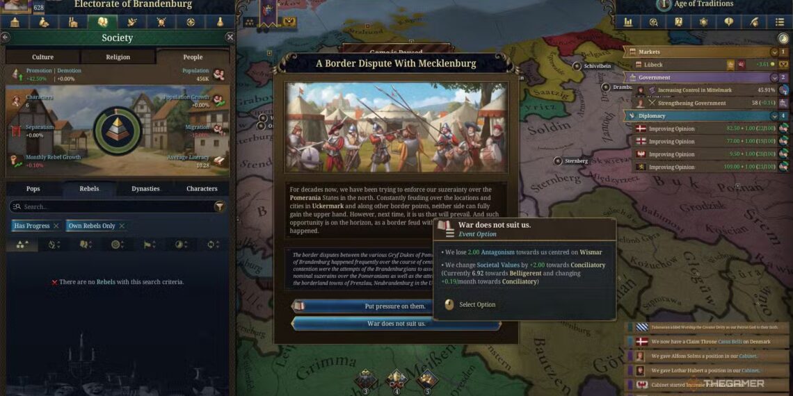 How to Lower Your Antagonism Score in Europa Universalis 5 by Completing and Solving