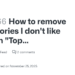 How to Remove Unwanted Repositories from Your GitHub Top Repositories List