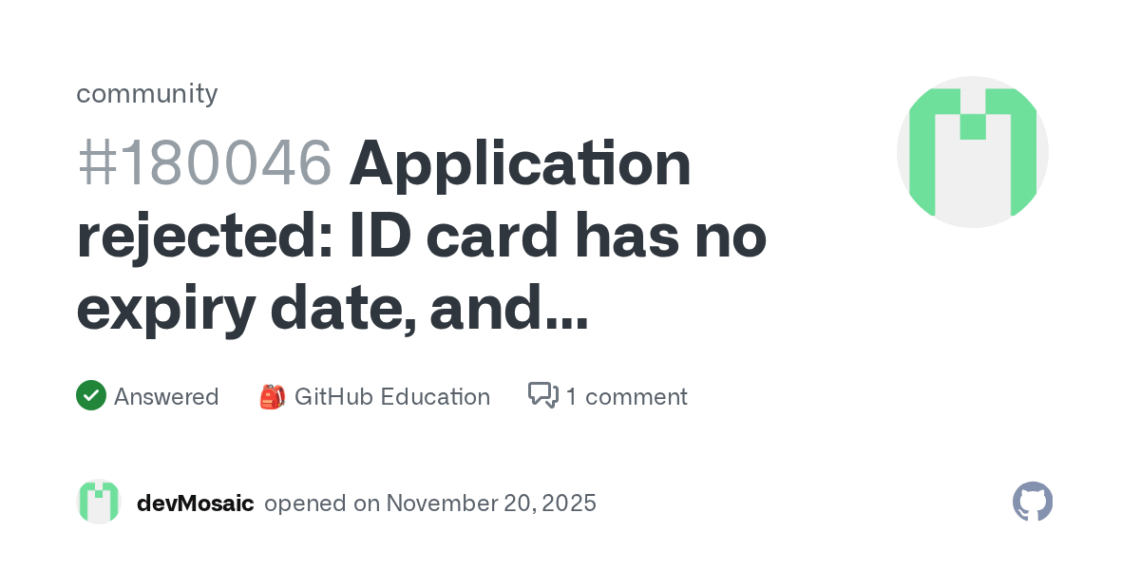 How to Renew Your GitHub Student Pack After Rejection Loop