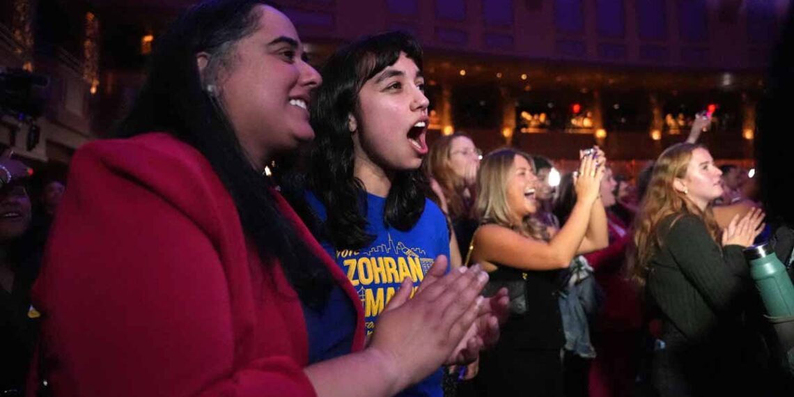 New Yorkers Celebrate Mamdani's Historic Mayoral Win