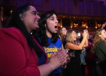New Yorkers Celebrate Mamdani's Historic Mayoral Win