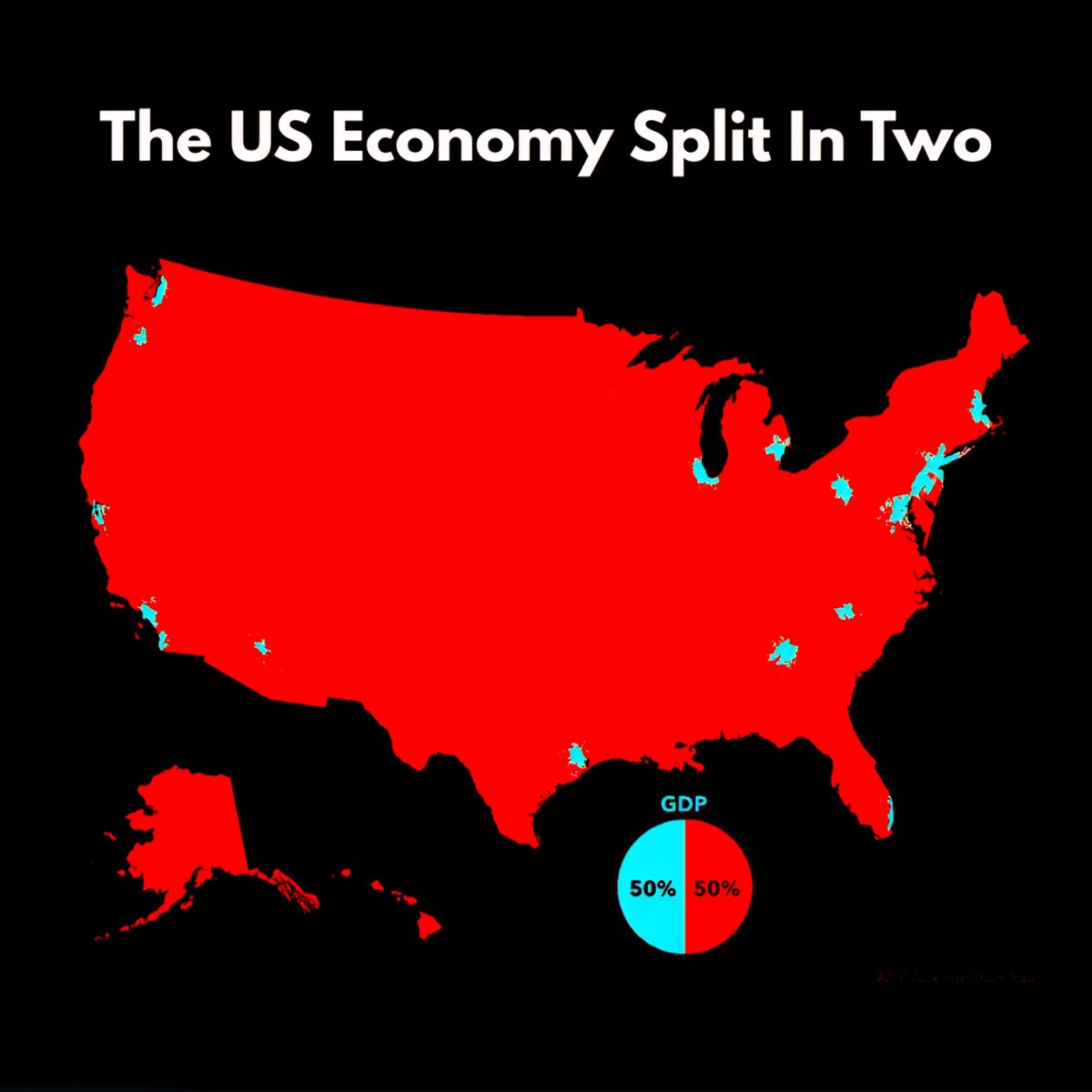 Image of the US economy graph