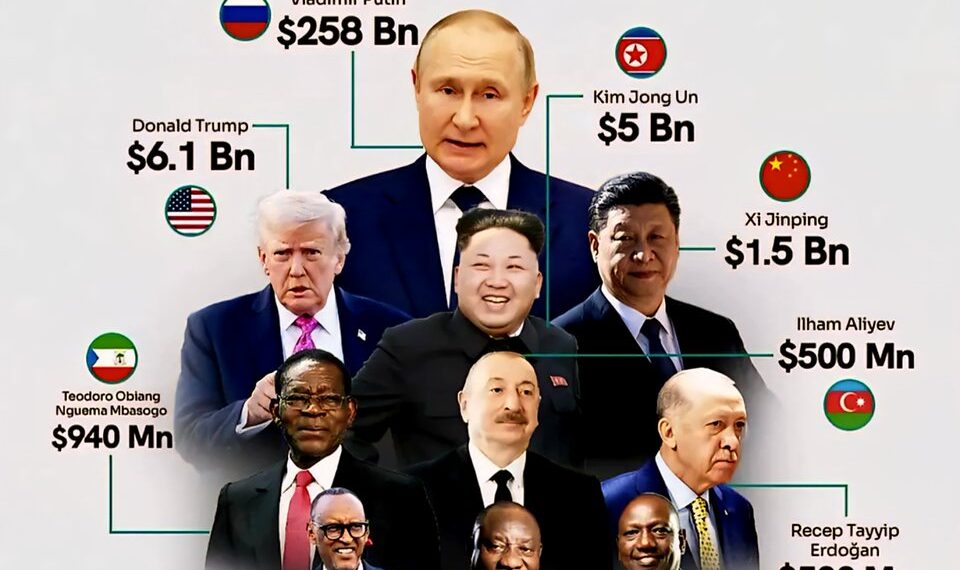 10 Richest World Leaders