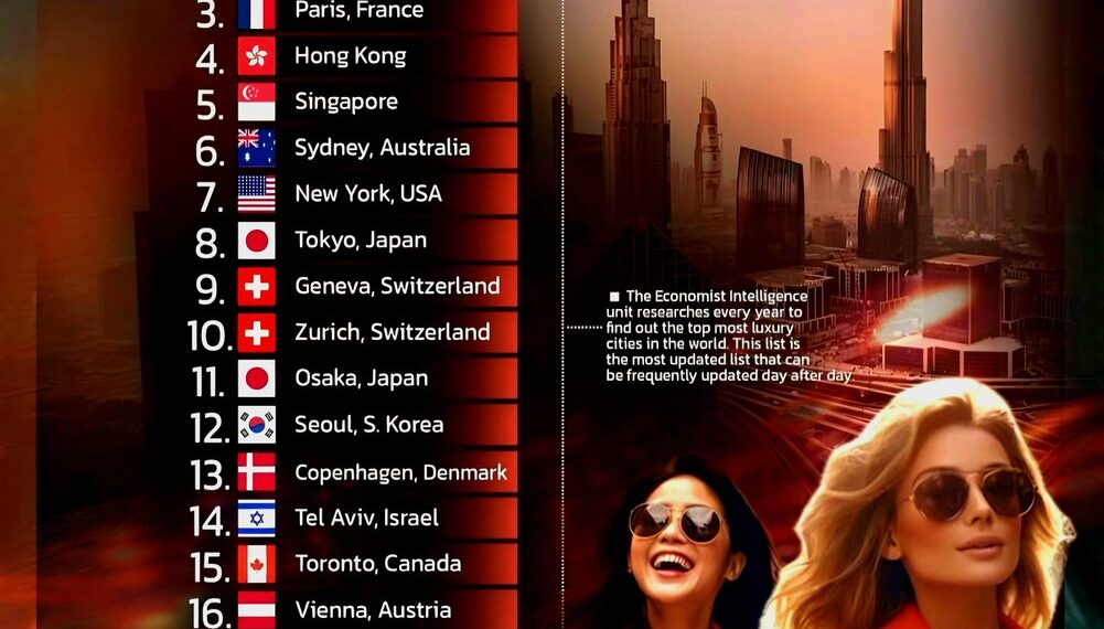 Top 20 Most Luxurious Cities in the World