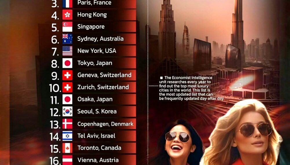 Top 20 Most Luxurious Cities in the World