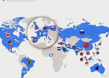 Countries with Larger GDP than 2 Trillion in 2050