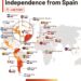 Countries That Gained Independence from Spain