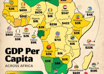 GDP Per Capita Across Africa