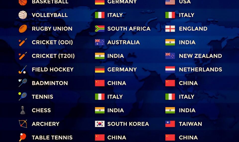 Current World Champions