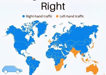 Left vs Right Driving Around the World