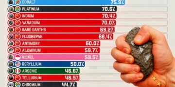 How Much Control China Has Over the World’s Critical Minerals