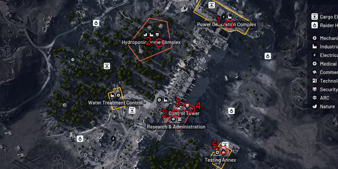 Container Location Guide for Security Breaches