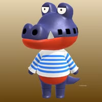 Del in Animal Crossing New Horizons.