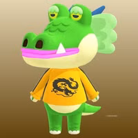 Drago in Animal Crossing New Horizons.