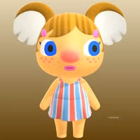 Alice in Animal Crossing New Horizons
