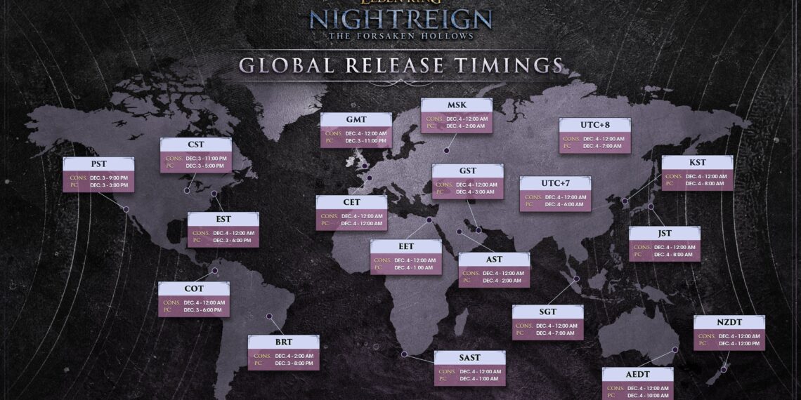 Elden Ring: Nightreign Forsake Hollows Release Schedule