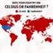 Celsius or Fahrenheit World Choice