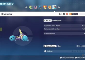 How To Find And Evolve Crabrawler in Pokémon Legends: Z-A
