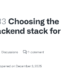 How to Choose the Best Technologies for Nexora's Modern, Scalable GitHub Backend