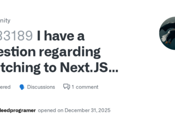 How to Decide When to Transition from React to Next.js on GitHub
