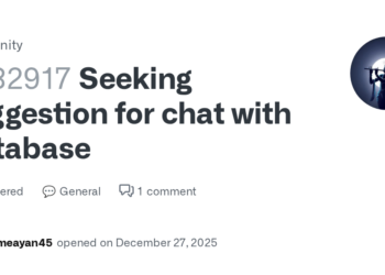 How to Implement Chat with Database Using GitHub and Visual Charts