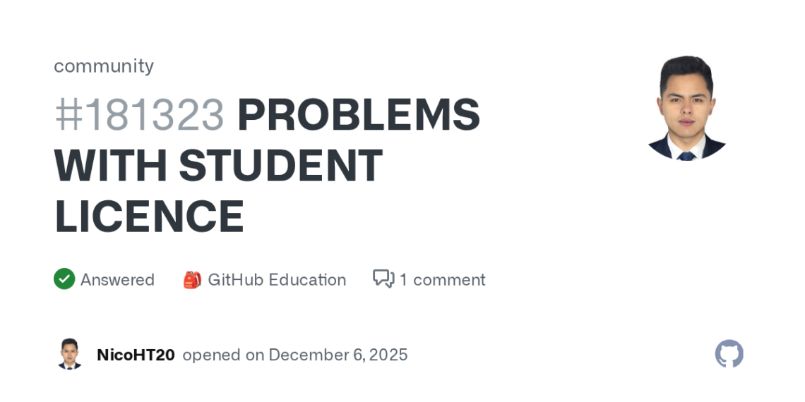 How to Resolve Student License Issues on GitHub