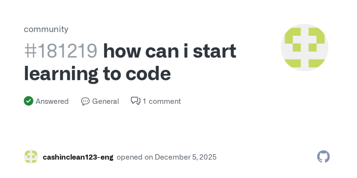 How to Start Coding: A Beginner’s Guide on GitHub