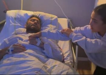 Tamer Hosny's First Public Appearance Post-Surgery