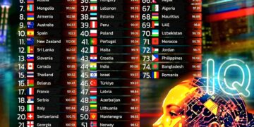 Top 75 Countries by Average IQ in 2025