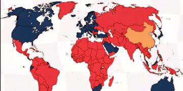 World Life Quality Compared to China in 2025