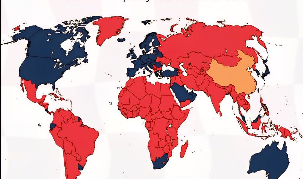 World Life Quality Compared to China in 2025