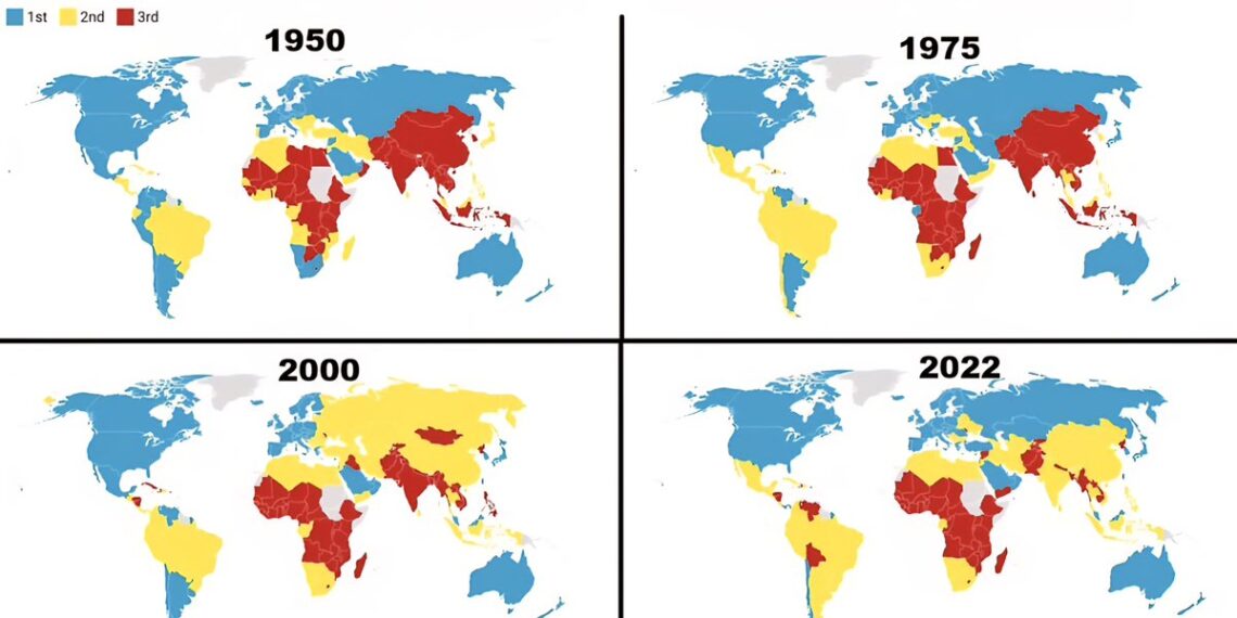 First, Second and Third World Countries Based on GDP Per Capita