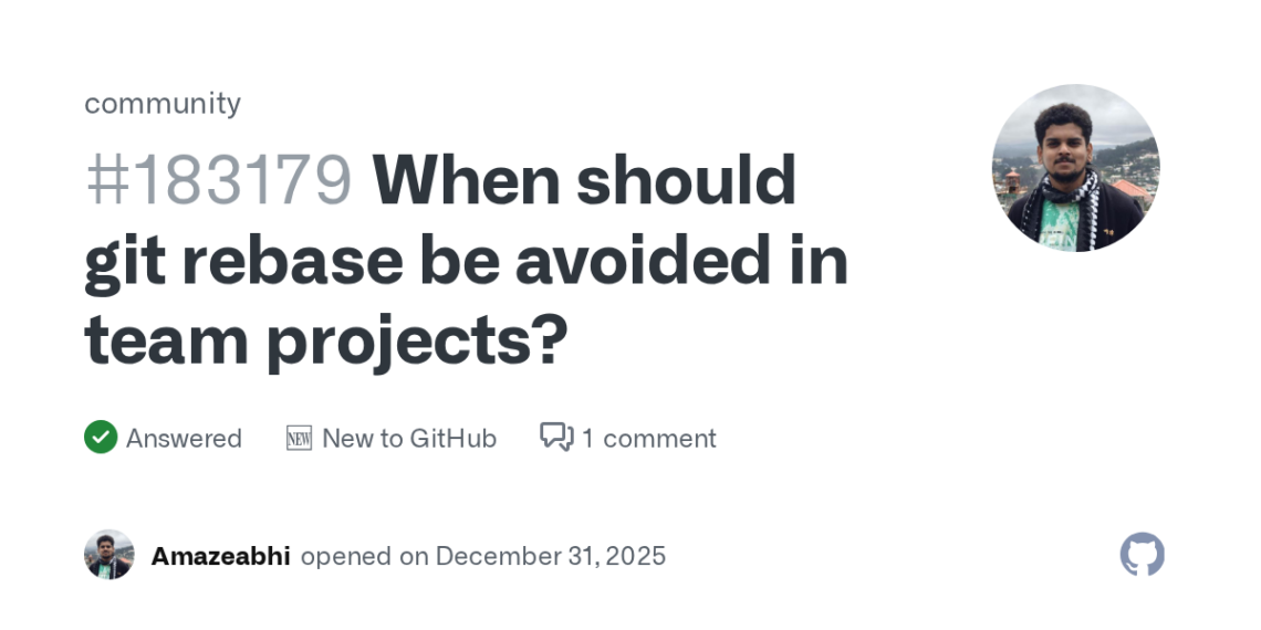 When to Avoid Using Git Rebase in Team Projects: A Guide